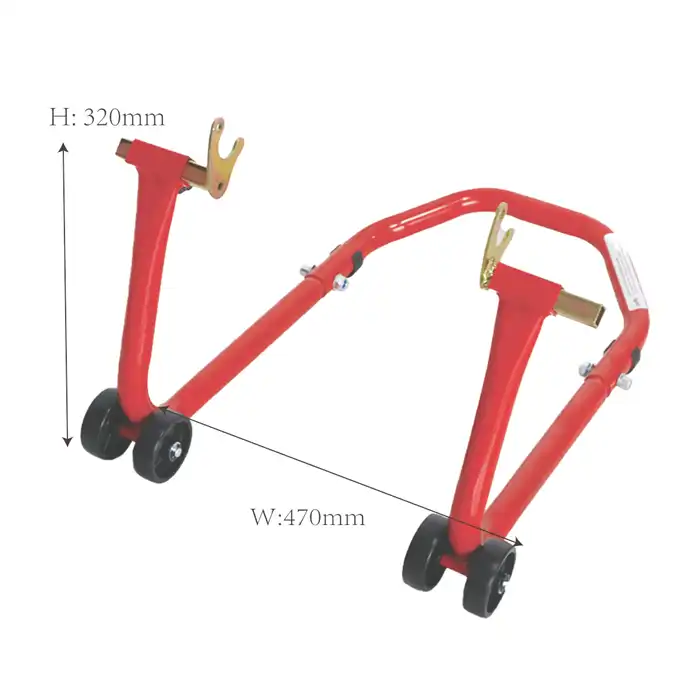 Soporte para rueda trasera de motocicleta