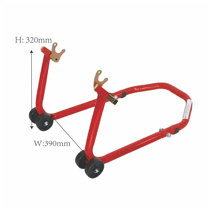 Soporte para rueda delantera de motocicleta